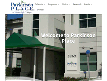 Tablet Screenshot of parkinsonplace.org